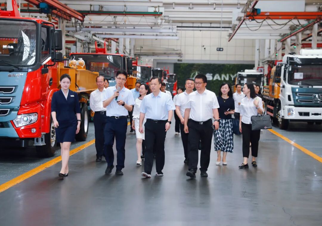 李志起在湖南参加三一集团“一企一策”调研活动